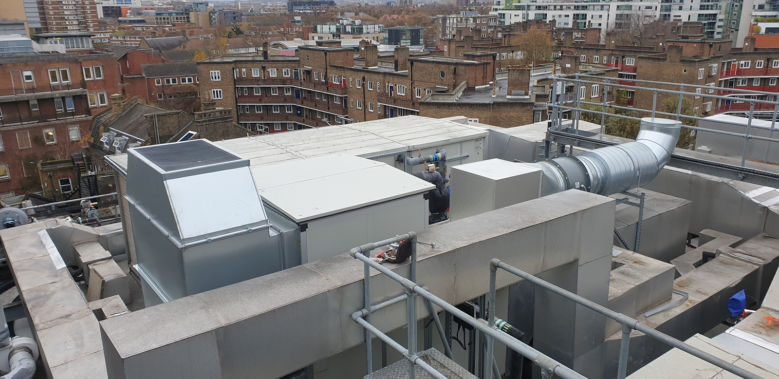 Hodgkin Building London Commercial Ducting